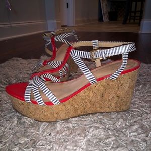 KATE SPADE platform wedges
